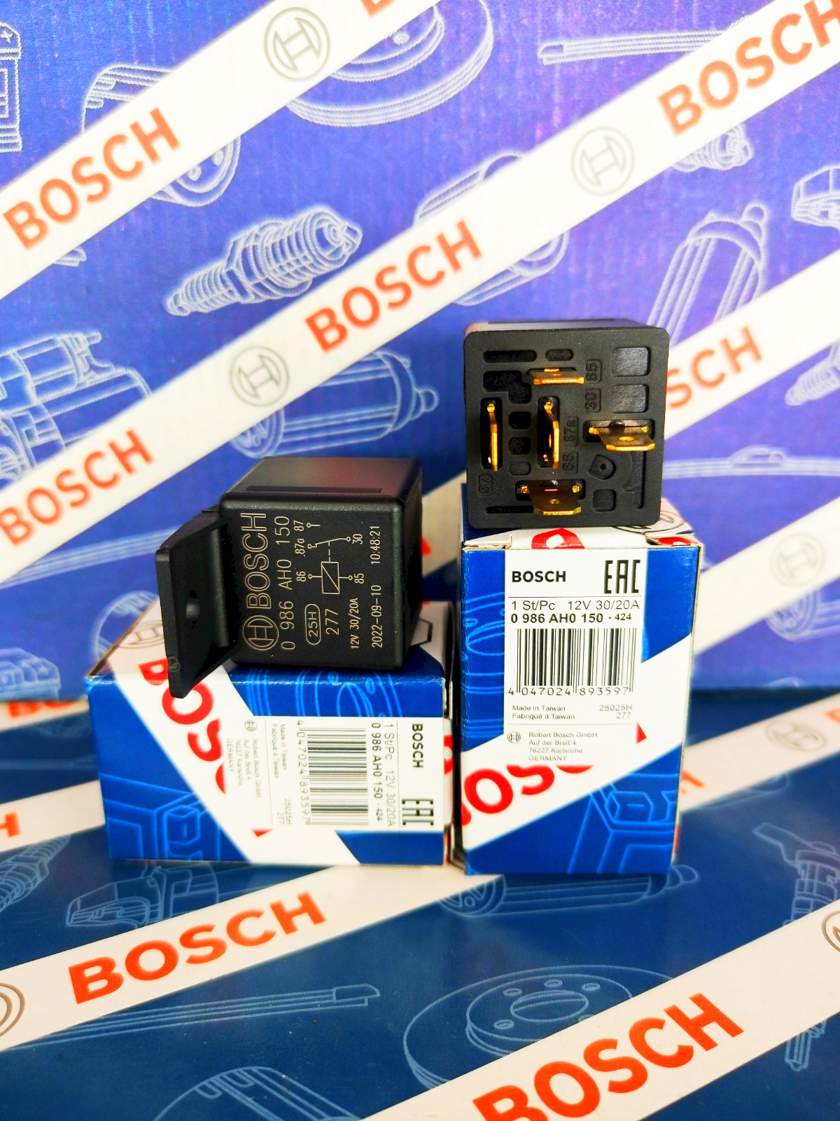 Relay Bosch 5 Chân 12V 30/20A