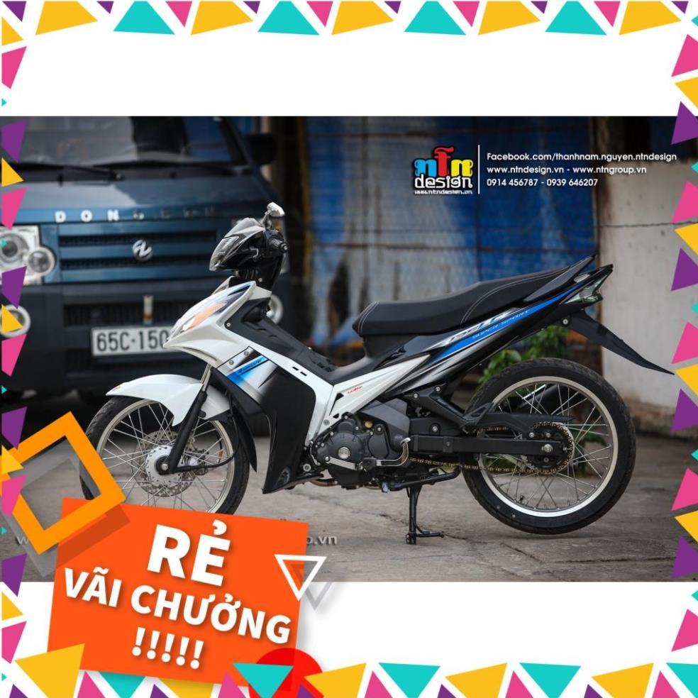 Tem Rời Exciter 2009 Mẫu Trắng Xanh Đen 135 LC
