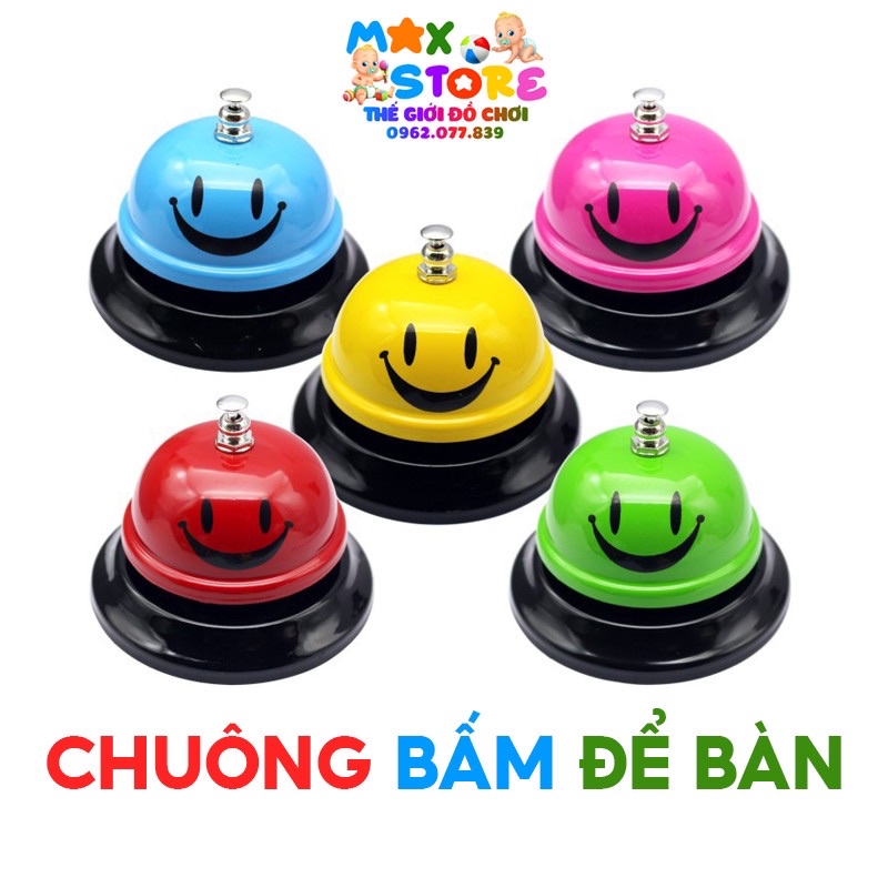 Chuông Bấm Để Bàn Đồ Dùng Phục Vụ Học Tập Và Các Hoạt Động Trò Chơi - Màu Ngẫu Nhiên