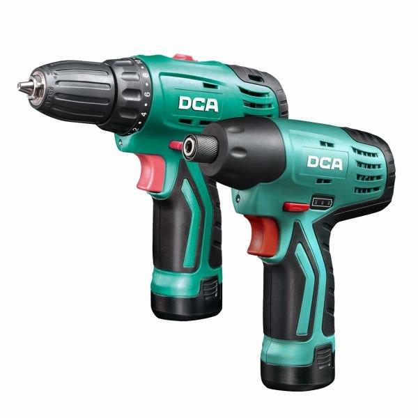 BỘ COMBO MÁY KHOAN VÀ MÁY SIẾT VÍT DÙNG PIN DCA ADKIT01EK - HÀNG CHÍNH HÃNG