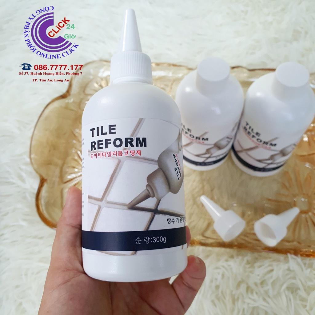 Chai Sơn Kẻ Chỉ Gạch Keo Chà Ron Sứ Đa Năng TILE REFORM 280ml - Cao Cấp Từ Hàn Quốc