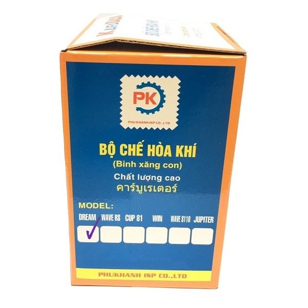 Bộ chế hòa khí KAFADAI THAILAND cho xe máy Dream/Wave 100cc (Bình xăng con)