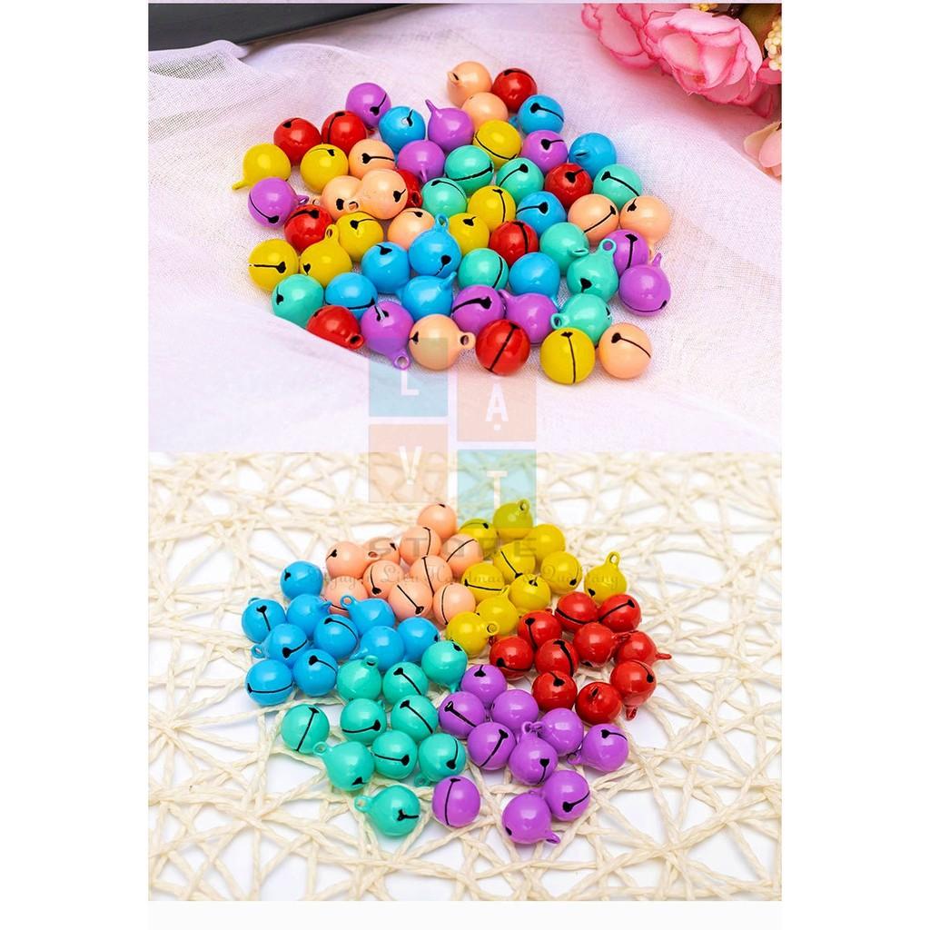 Lục lạc, chuông sắt màu Pastel ngẫu nhiên - Trang trí, handmade, thú cưng