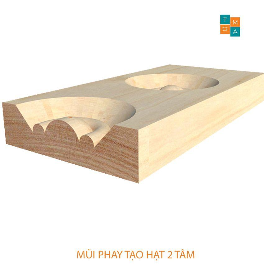 MŨI SOI GỖ - MŨI PHAY TẠO HẠT 2 TÂM