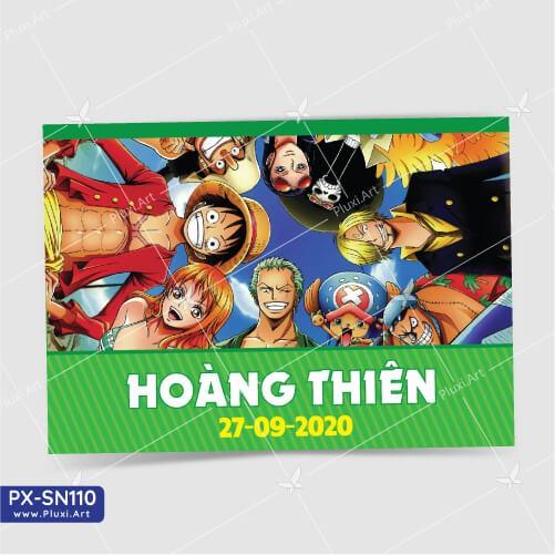 Thiệp thôi nôi – sinh nhật - Đảo Hải Tặc Pluxi