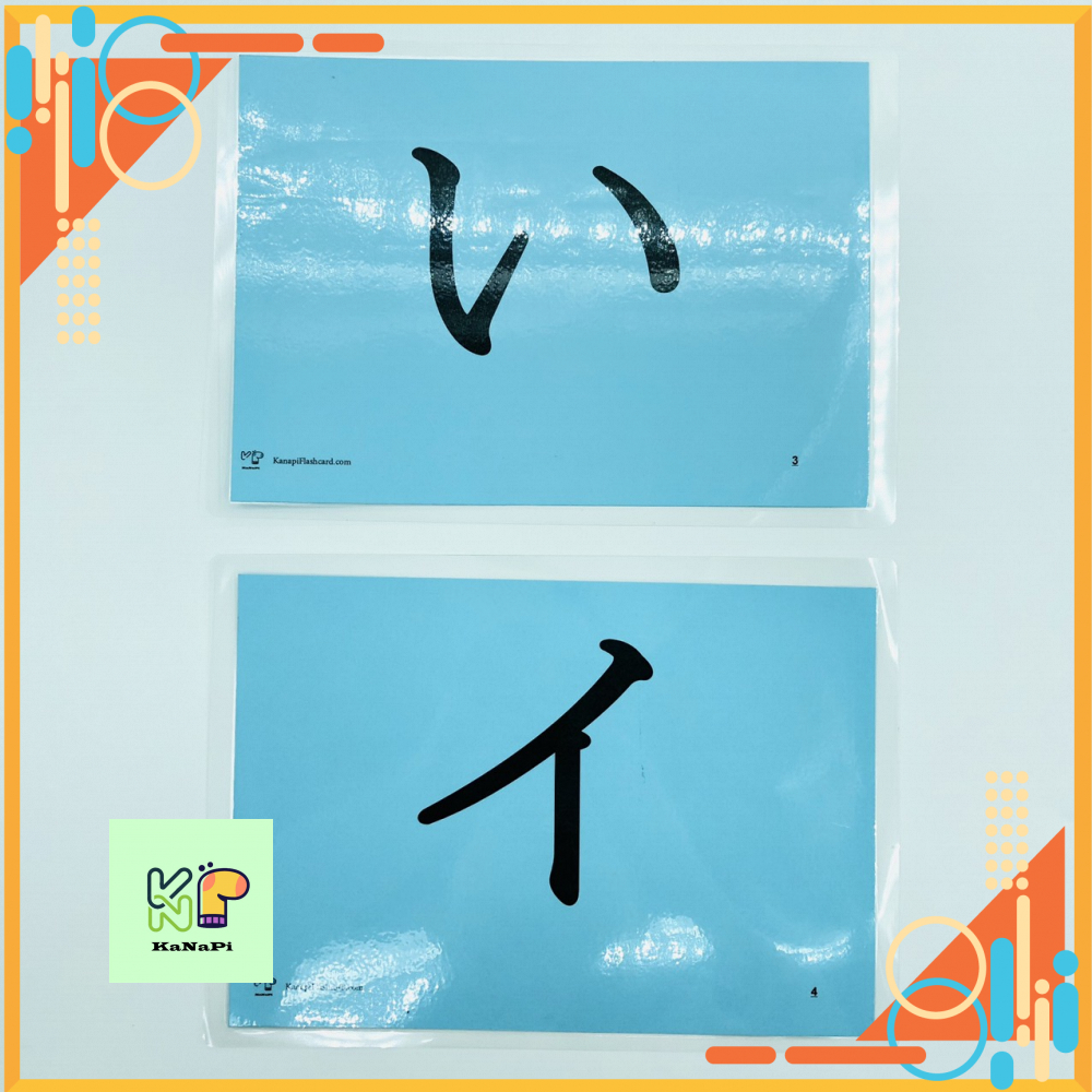 CARD DẠY VÀ HỌC CHỮ CÁI HIRAGANA, KATAKANA