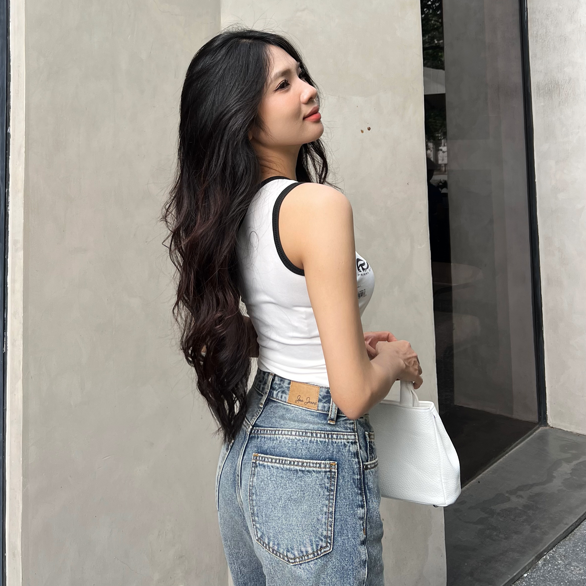 Quần Jean Ống Rộng Classic Carolina Blue Aaa Jeans