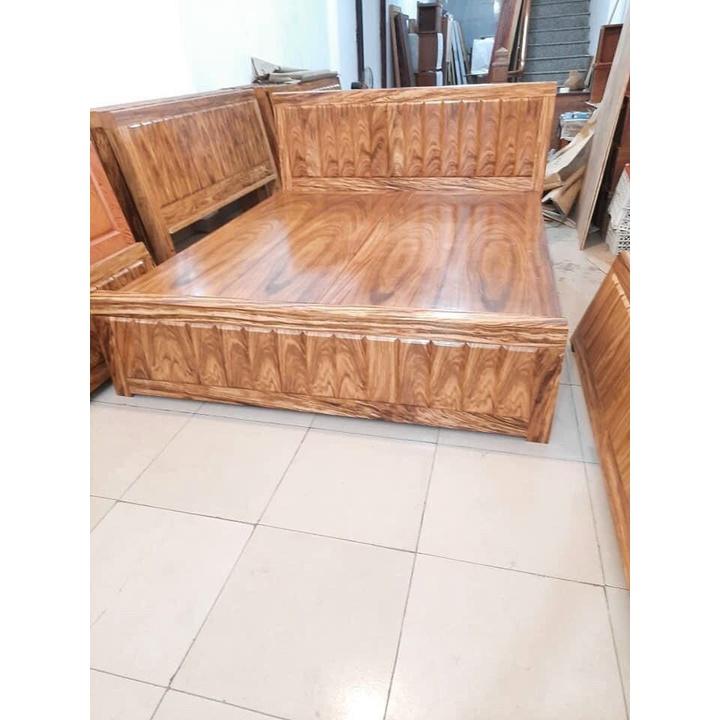 Giường ngủ gỗ hương xám m8x2m