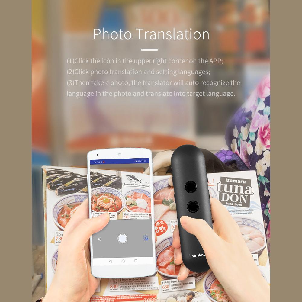 Máy dịch thông minh đa chức năng, dịch 42 ngôn ngữ, ghi âm, chụp hình