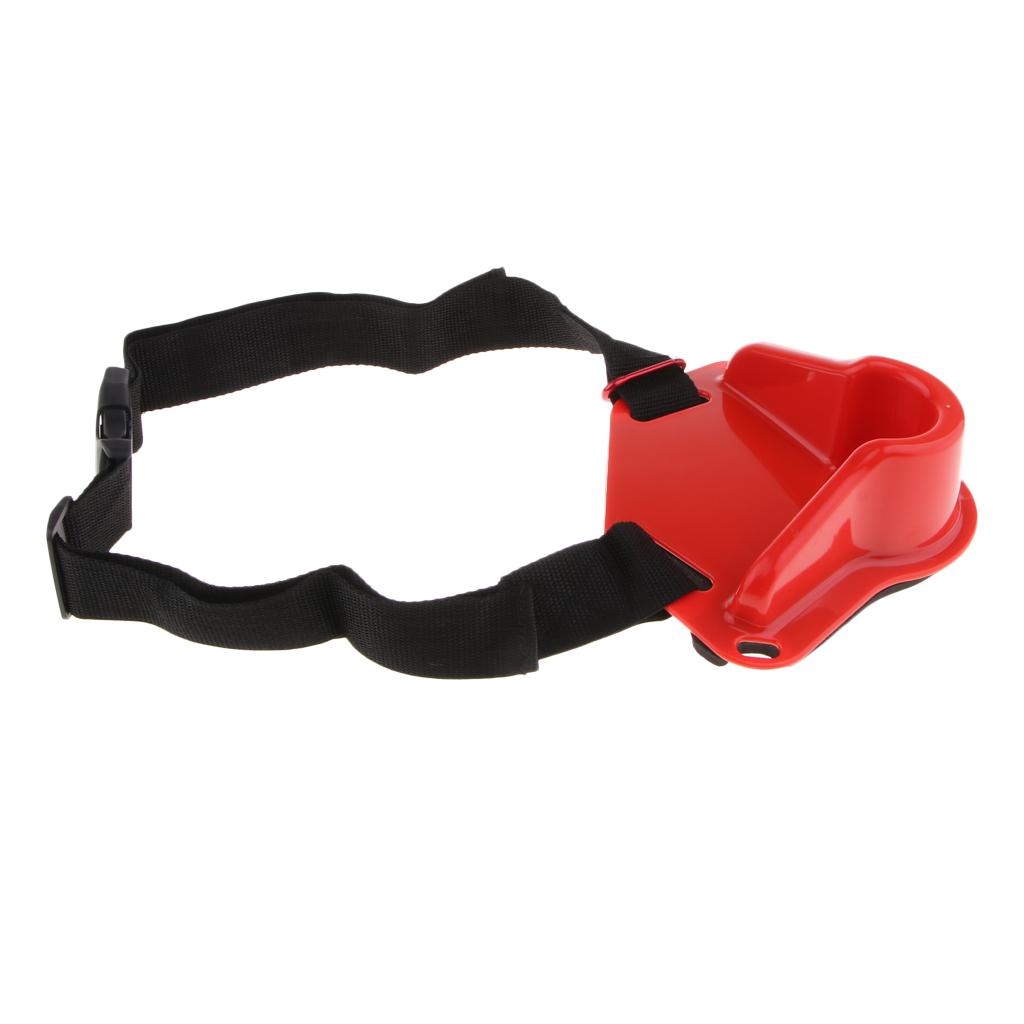 Adjustable Fishing Fighting Belt Waist Rod Pole Holder Fishing Gear Red
