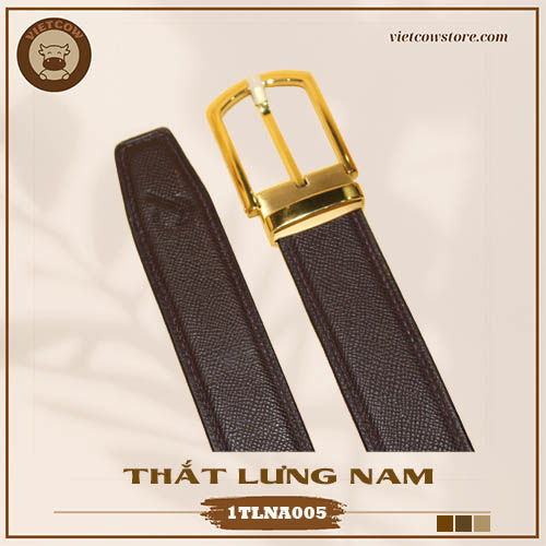 [Handmade] Thắt Lưng Nam Da Bò Veg Tan, Thắt Lưng Da Bò Thời Trang (Khóa Đầu Kim)_VietCow_1TLNA005