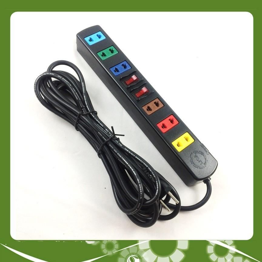 Ổ cắm Lioa 6 ổ 5m dây - Hàng Chính Hãng