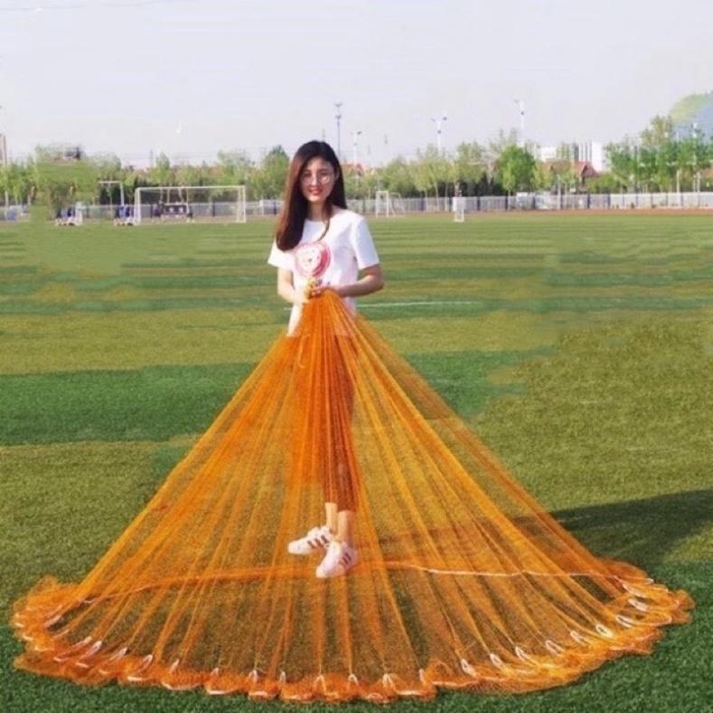 sale to hot - chài đánh cá bung 8m nặng 5kg mắt 2cm hàng loại 1 sợi cước chân chì đúc siêu bền y hình - sale - xả hàng