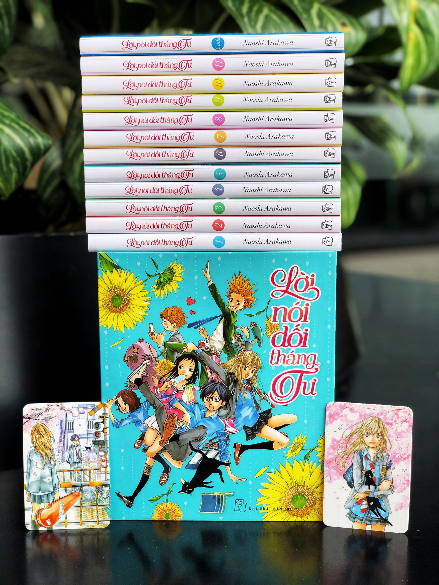 Boxset Lời Nói Dối Tháng Tư - Tặng Kèm 2 Card Nhựa Hình Nhân Vật
