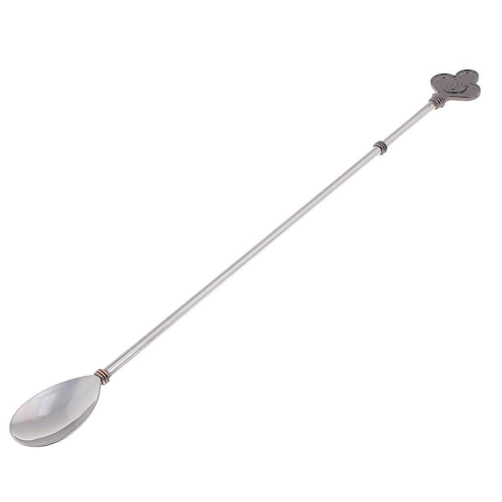Cocktail Mixer Stainless Steel Wine Stirring Mixing Spoon Stir Spoon A