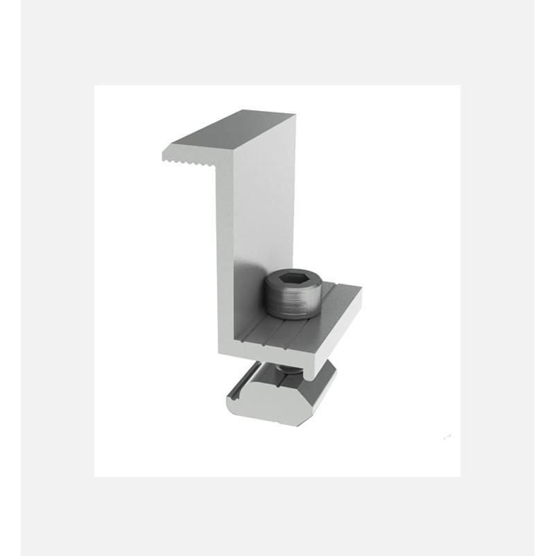 Kẹp bìa - Kẹp cạnh tấm pin mặt trời - Pát nhôm