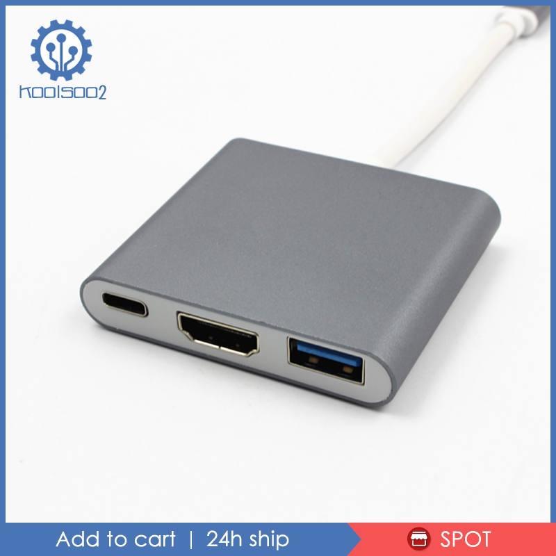 Type-c USB C to +USB3.0 Adapter Cable Converter Cord Support 4K for PC