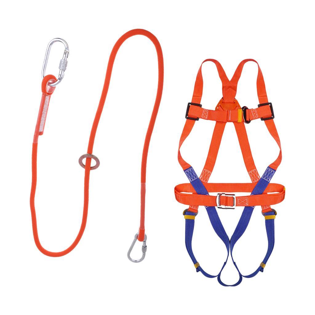 Full Body Safety Climbing Harness Outdoor Rock Climbing Harness for Mountaineering Expanding Training Tree Arborist Rappelling Equipment