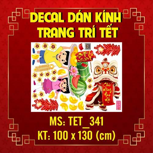 DECAL TRANG TRÍ TẾT NGUYÊN ĐÁN 2022 COMBO SỐ 5