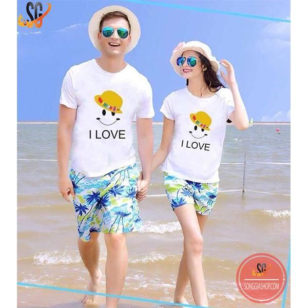 Áo và quần đôi đi biển ĐỦ SIZE