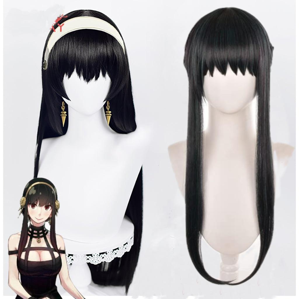 Wig/tóc giả cosplay Yor - Spy x Family màu đen nhiều mẫu