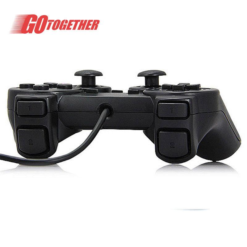 TGZ-P706 USB Wired Dual Vibration Gamepad PC Dual Shock Singles Joypad USB Vibration Joystick