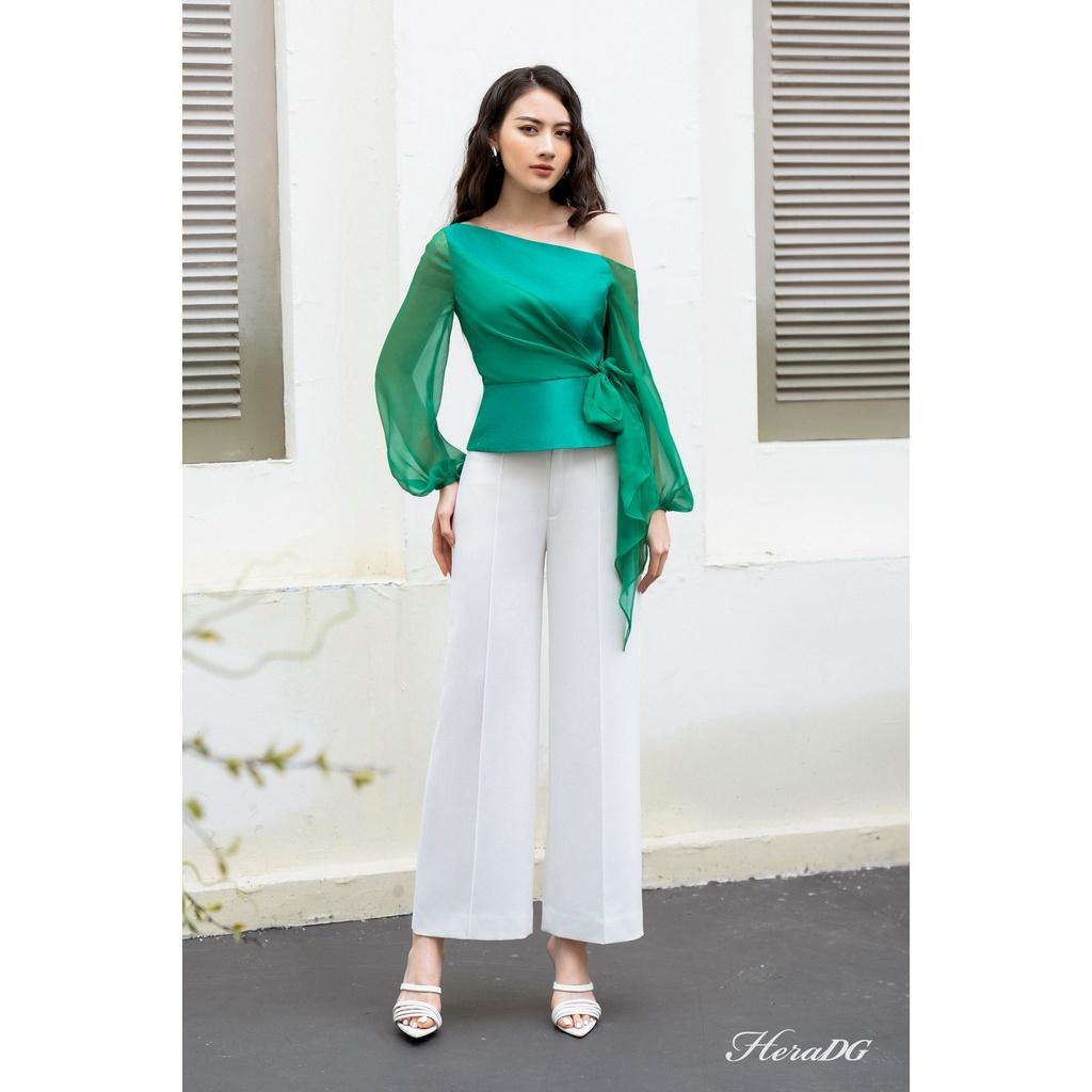 Quần dài nữ công sở HeraDG thiết kế ống suông thanh lịch, chất liệu vải tuytsi cao cấp mềm mịn, thoáng mát SQDBB2010