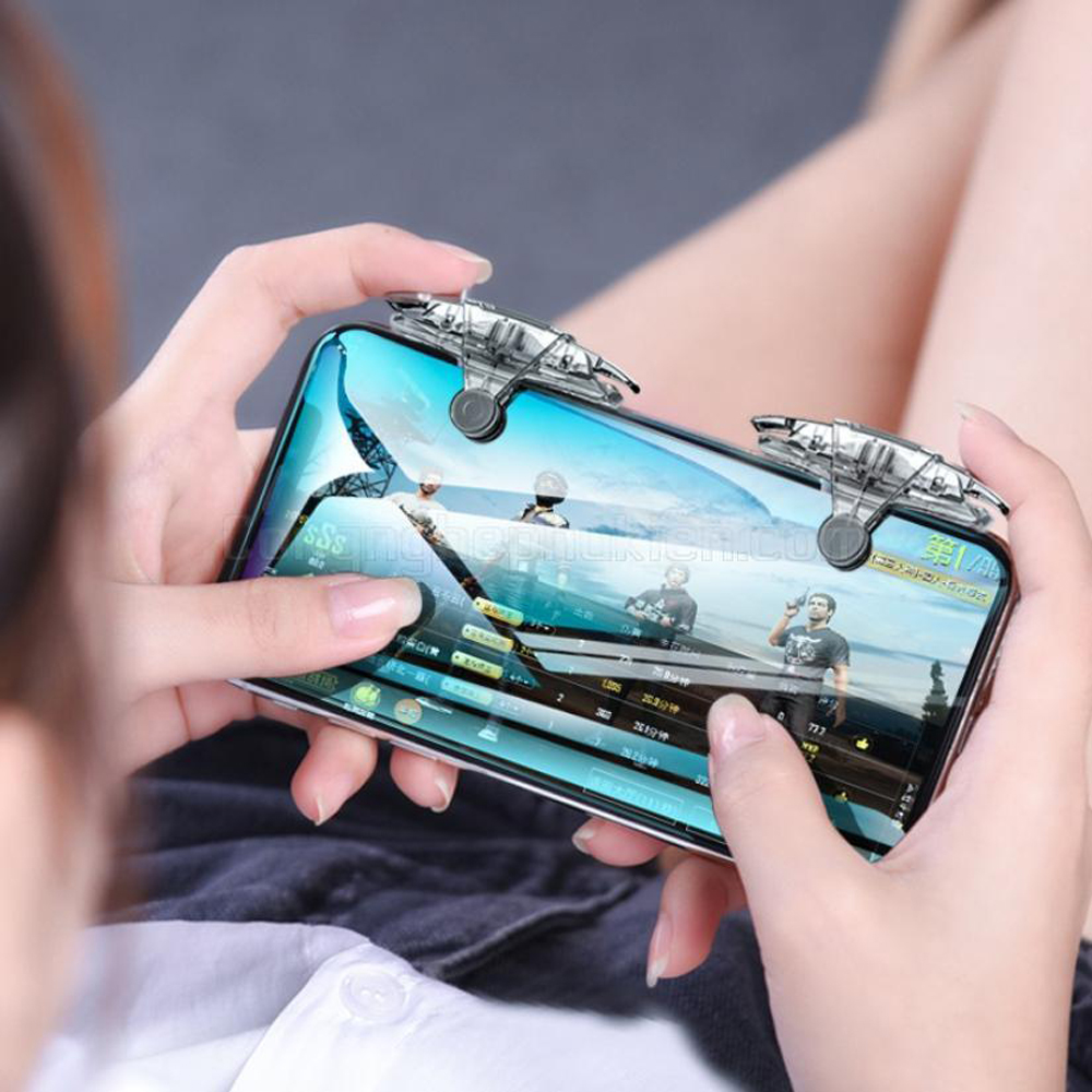 Bộ 2 nút bấm chơi game Pubg Mobile M9 hỗ trợ chơi game trên điện thoại