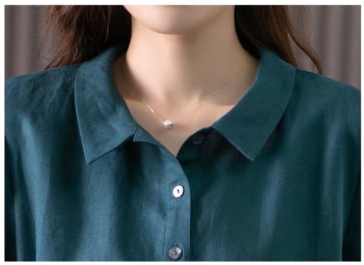 Váy Đầm Sơ Mi Chất Linen From Rộng Dáng Dài Mặc Hè Mát Đũi Việt phù hợp đi chơi dạo phố