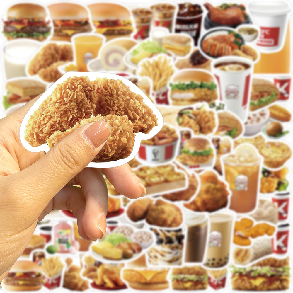 Bộ 64 Sticker Thức Ăn Nhanh Hấp Dẫn