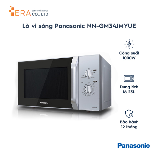 Lò vi sóng có nướng Panasonic NN-GM34JMYUE - Hàng chính hãng
