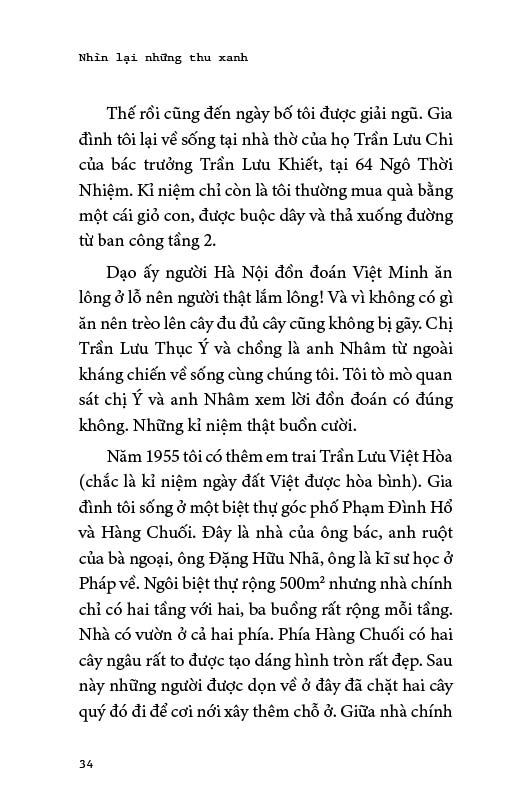 Nhìn lại những thu xanh - Hồi ký Ngô Huy Cẩn, Trần Lưu Vân Hiền - Sách gây quỹ từ thiện cho Quỹ Trò Nghèo Vùng Cao
