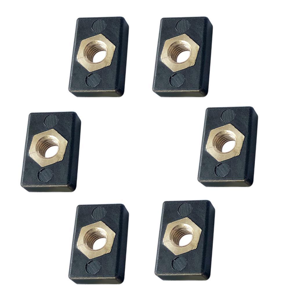 12pcs Kayak Rail/Track Screws Track Nuts Hardware Gear Mount Replacement Kit