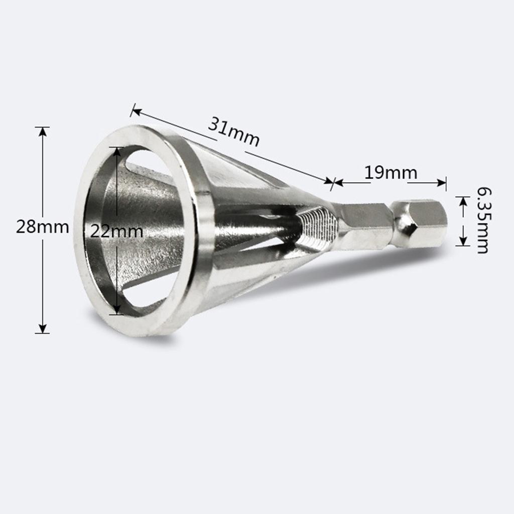 Deburring Bên Ngoài Chamfer Thép Dụng Cụ Tháo Burr Dụng Cụ Bạc Lục Giác