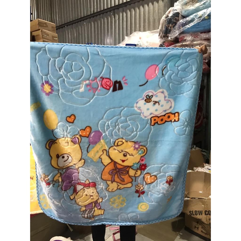 CHĂN LÔNG TUYẾT 2 LỚP LOẠI DÀY ĐẸP CHO BÉ - hoàng dày loại 1