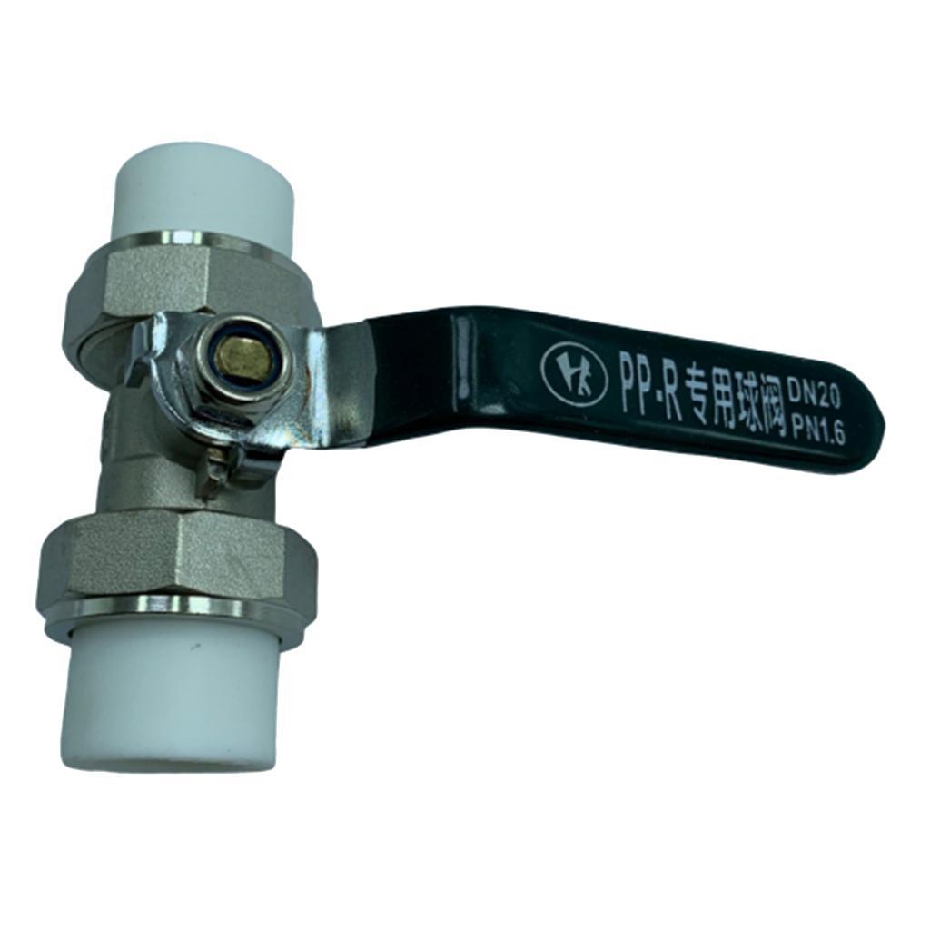 Copper Valve Double Head Live Joint PPR Iron Ball Valve Connector Fittings
