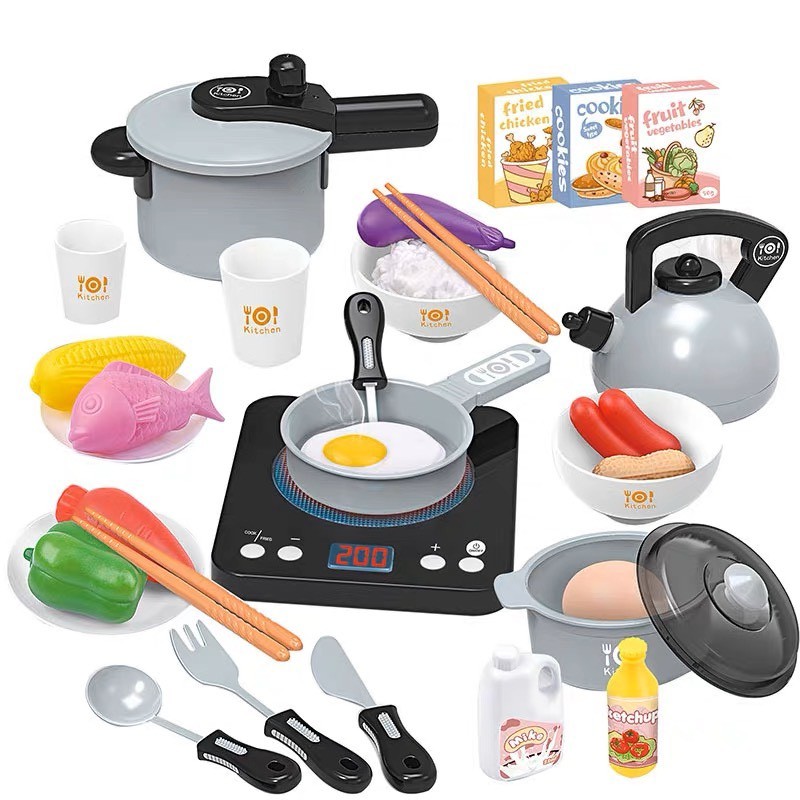 Bộ Đồ Chơi Tập Nấu Ăn PLAYHOUSE 36 Chi Tiết Cho Bé