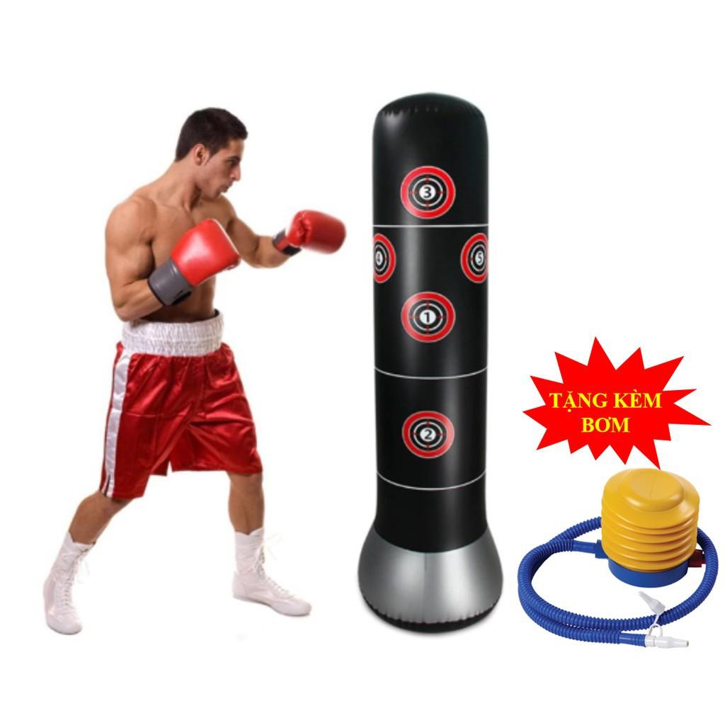 Bao Trụ Đấm Bốc Tự Cân Bằng – PURE BOXING - 160cm – Đường Kính 48cm - Tặng Kèm Bơm Hơi.