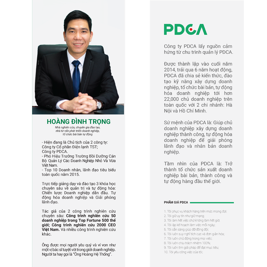 Sách Giải Phóng Lãnh Đạo - chiến lược xây dựng Doanh nghiệp Bài bản , chuyên nghiệp PDCA