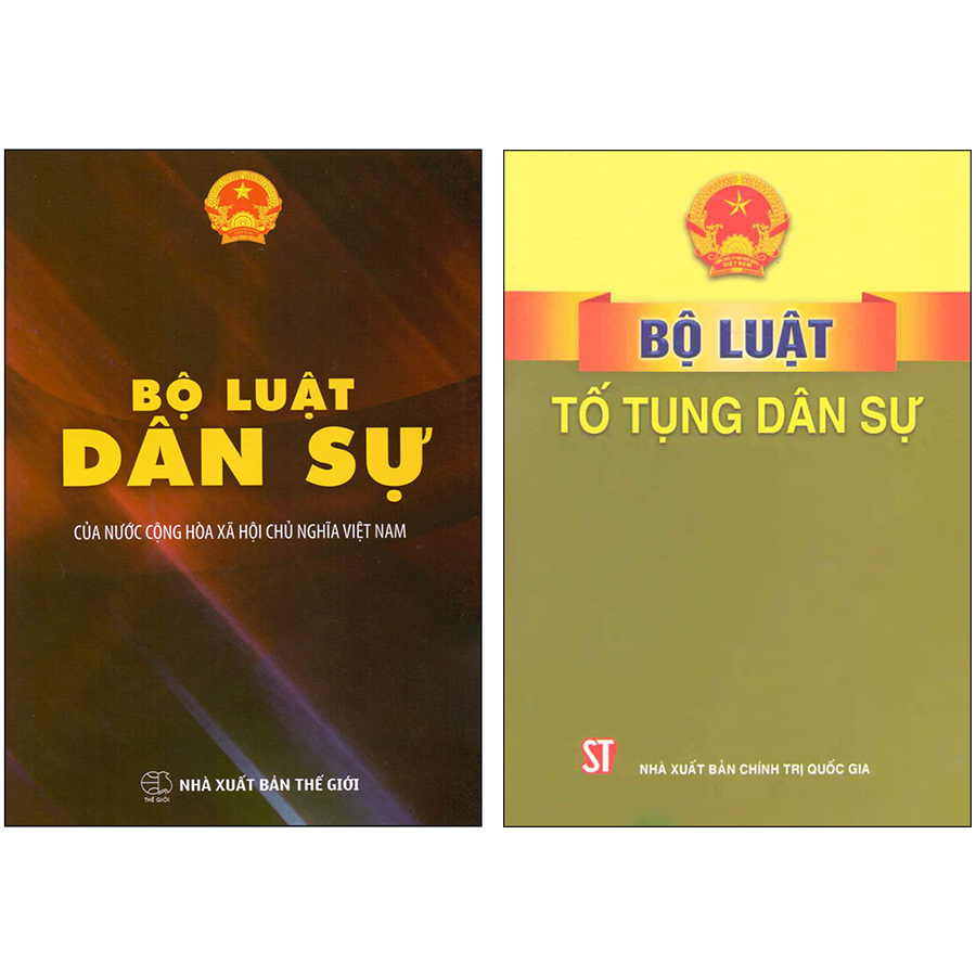 Combo 2 Cuốn: Bộ Luật Dân Sự Của Nước CHXHCN Việt Nam + Bộ Luật Tố Tụng Dân Sự