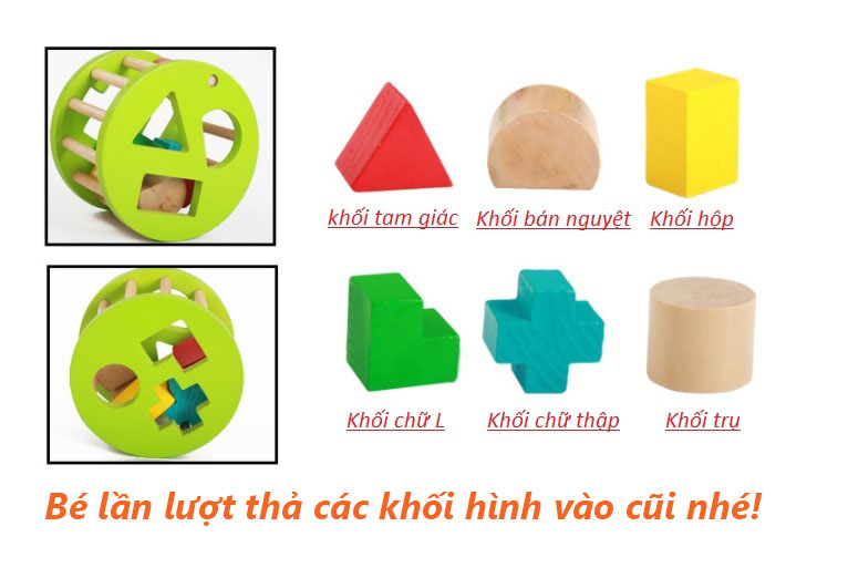 Đồ chơi xe kéo vịt thả hình