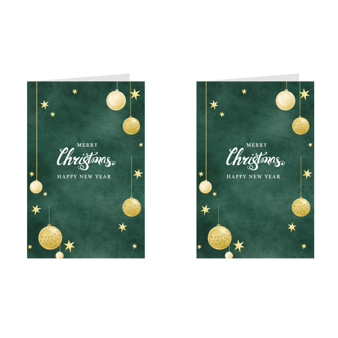 Combo 2c Thiệp Giáng sinh Noel Christmas - Thiệp Greenwood (631)