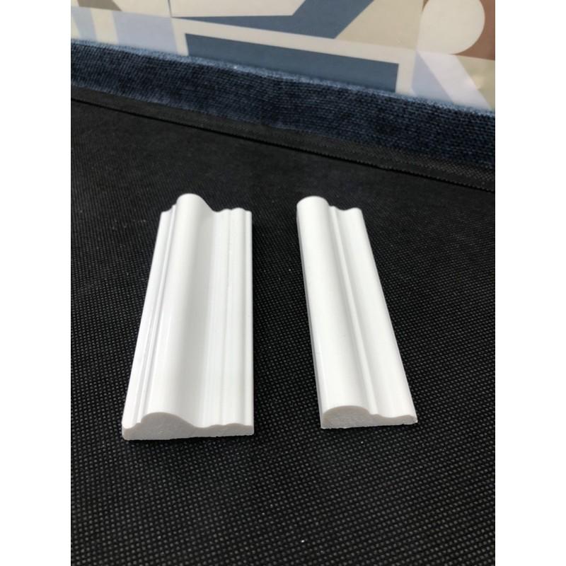 Chỉ nhựa composite bản 3cm màu trắng hoàn thiện bề mặt