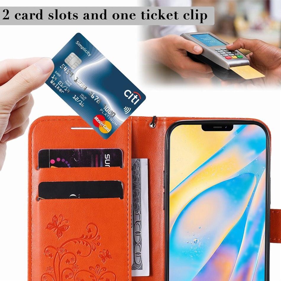 Bao Da Nắp Gập Màu Trơn Cho Oppo A52 A72 A92 A8 A31 2020 Find X2 Lite Neo Realme 6 Pro 6i 5 C3 C11 C15 Q Reno 3 4 Pro Dp06F