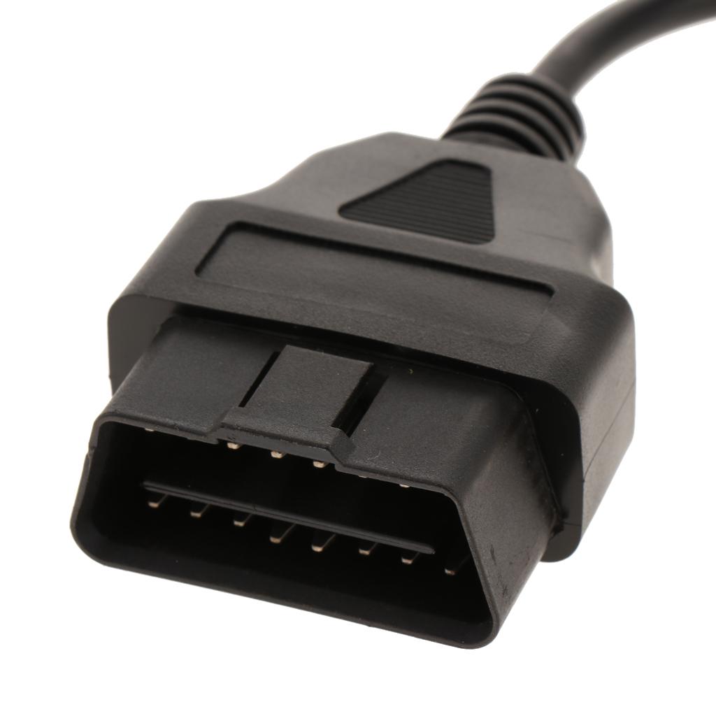 Ecu Scan 3PCS Portable ECU Scan 16Pin  Adaptors Cable Set Fit for Fiat
