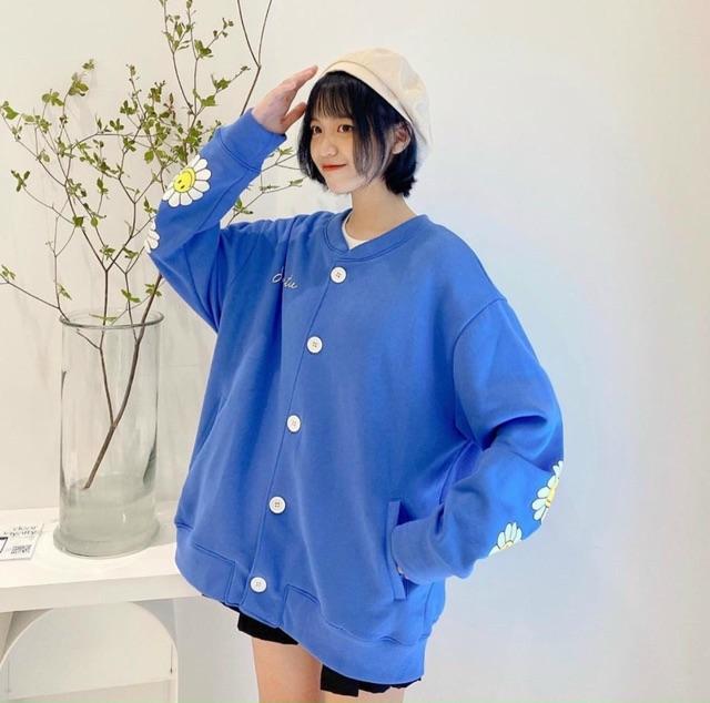 Áo Khoác Cardigan Sweetie Chất Nỉ Bông Mịn Đẹp Form rộng Unisex Nam Nữ Couple