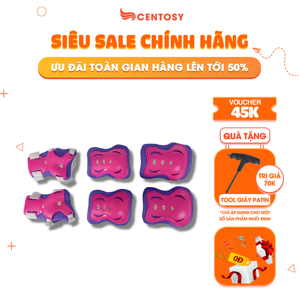 [Phụ Kiện] Bảo Hộ Trẻ Em Cao Cấp Centosy BVN BB - Bảo Vệ Chân Tay Khi Đạp Xe, Trượt Patin Ván Trượt