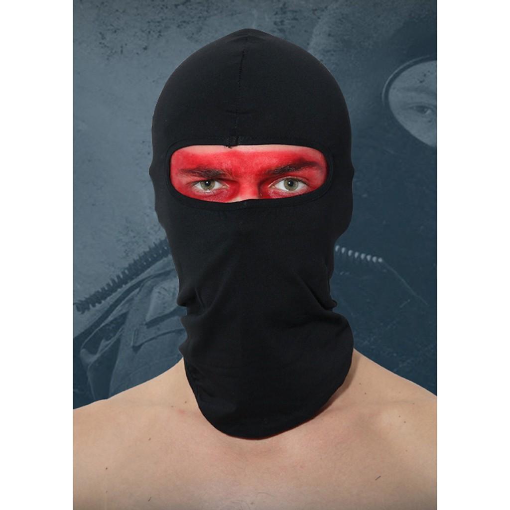 Khăn trùm đầu Ninja Fullface (Màu đen)