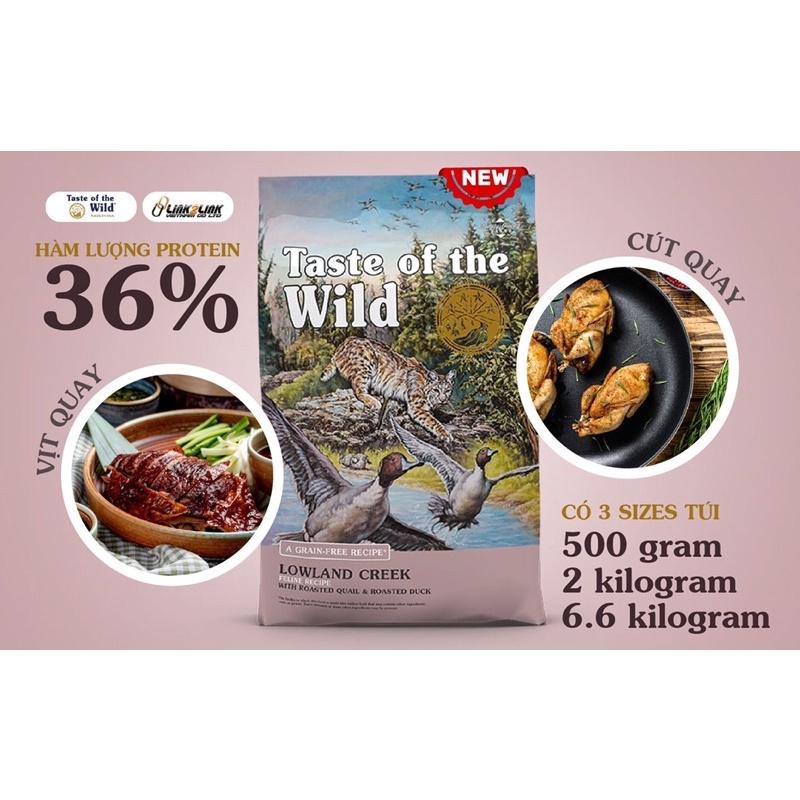 THỨC ĂN HẠT CHO MÈO GRAIN FREE - TASTE OF THE WILD