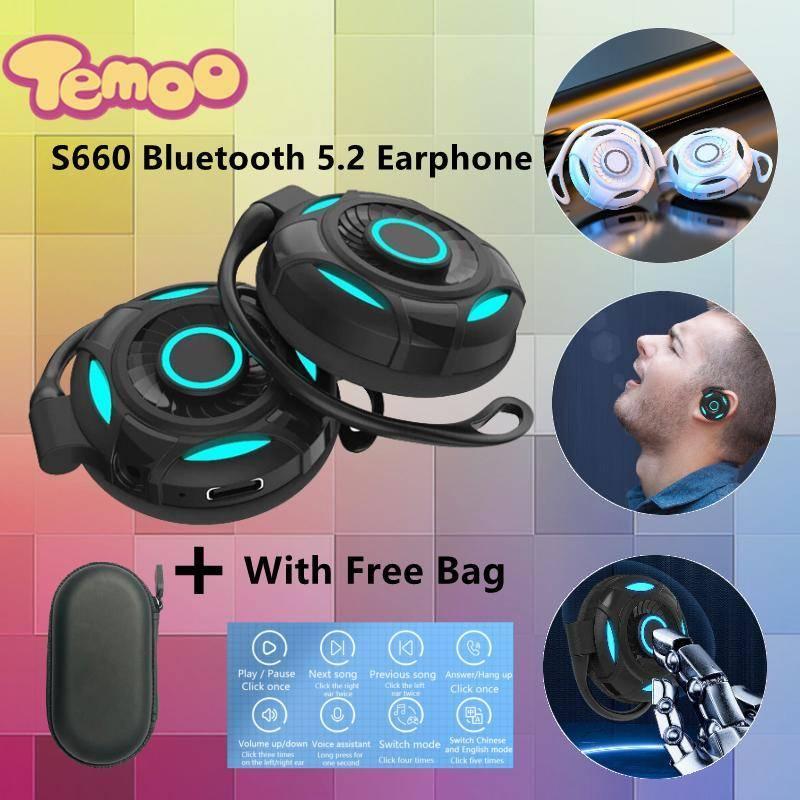 Bộ Tai Nghe Thể Thao Không Dây Bluetooth 5.2 Tws S660 Tws Có Mic Phù Hợp Với Mọi Điện Thoại Thông Minh